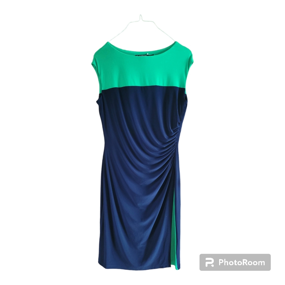 NWT Lauren Ralph Lauren Colorblock Dress